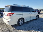 2015 Nissan Quest S White vin: JN8AE2KP3F9129872