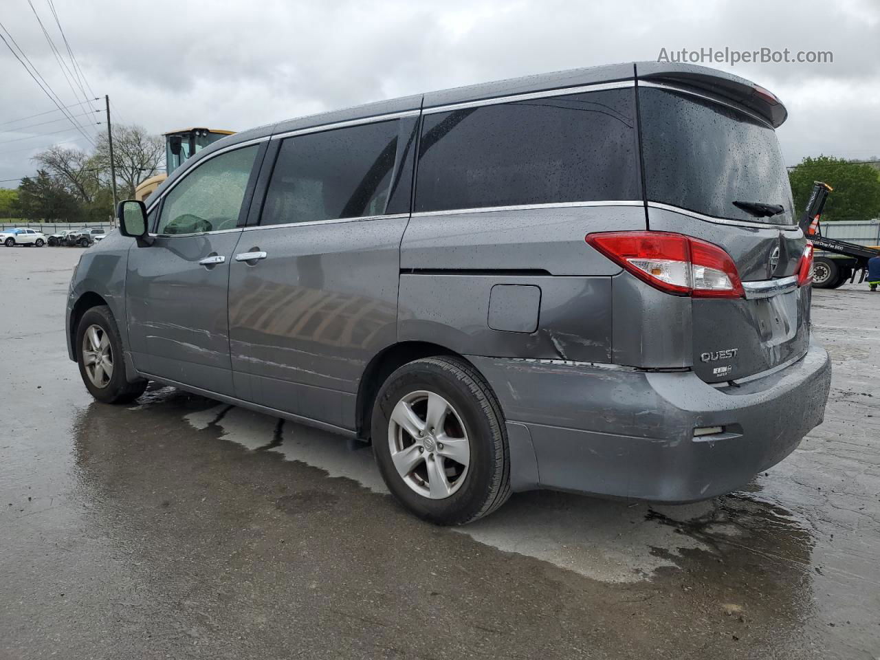 2015 Nissan Quest S Charcoal vin: JN8AE2KP3F9131489