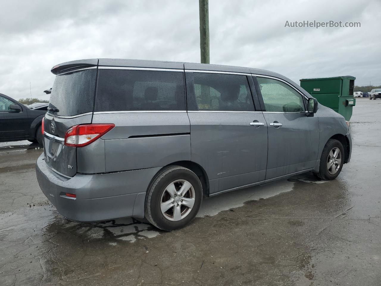 2015 Nissan Quest S Charcoal vin: JN8AE2KP3F9131489