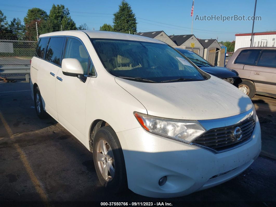 2015 Nissan Quest Sv/s/platinum/sl White vin: JN8AE2KP3F9134375