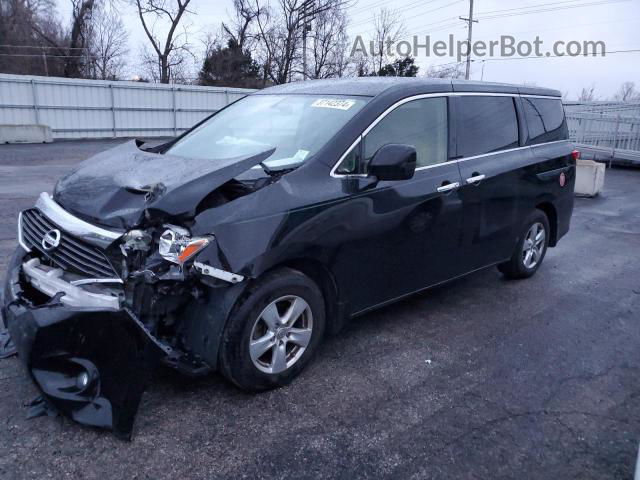 2015 Nissan Quest S Black vin: JN8AE2KP4F9123739