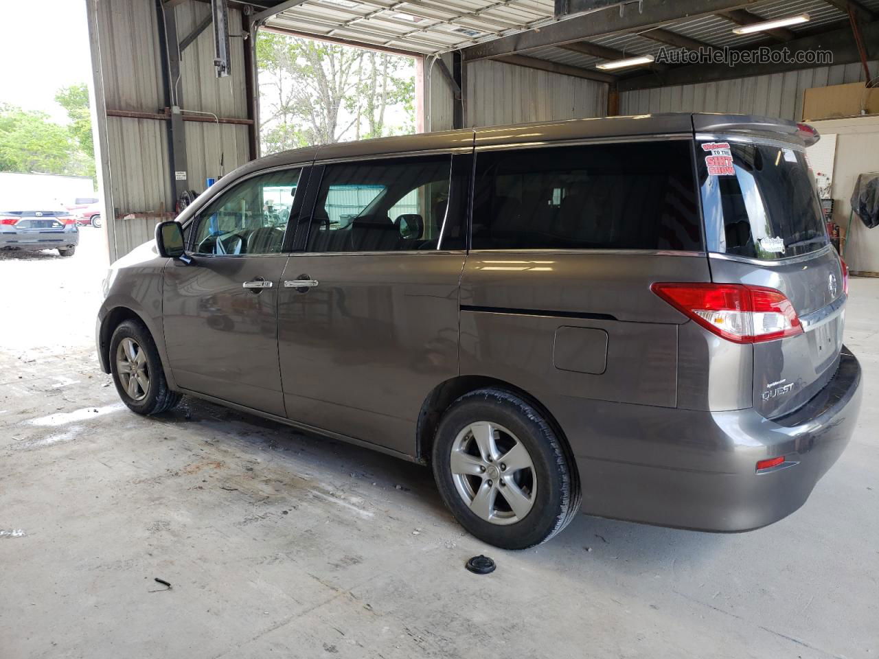 2015 Nissan Quest S Gray vin: JN8AE2KP4F9126902