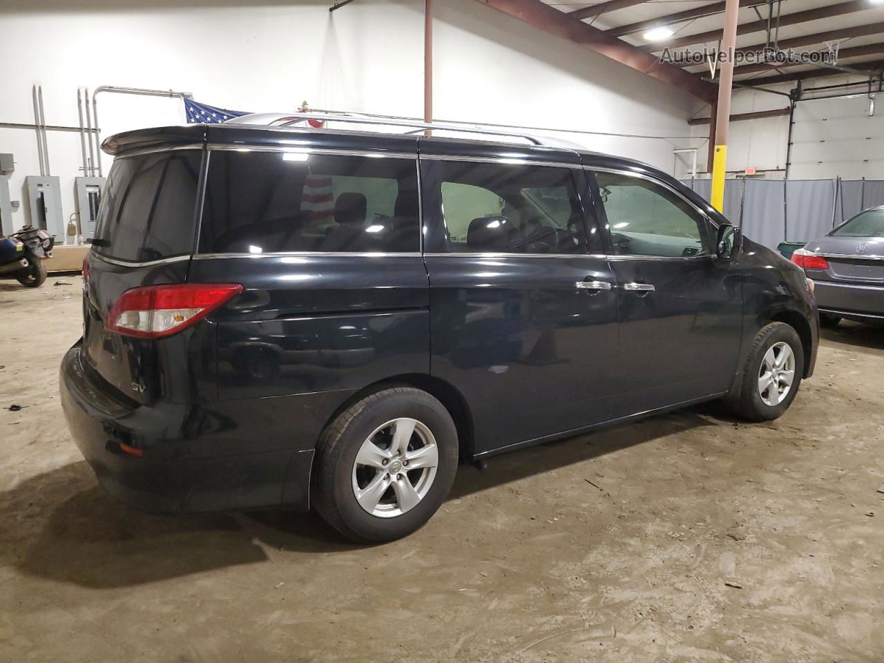 2015 Nissan Quest S Black vin: JN8AE2KP4F9134000