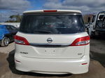 2015 Nissan Quest S White vin: JN8AE2KP5F9120932