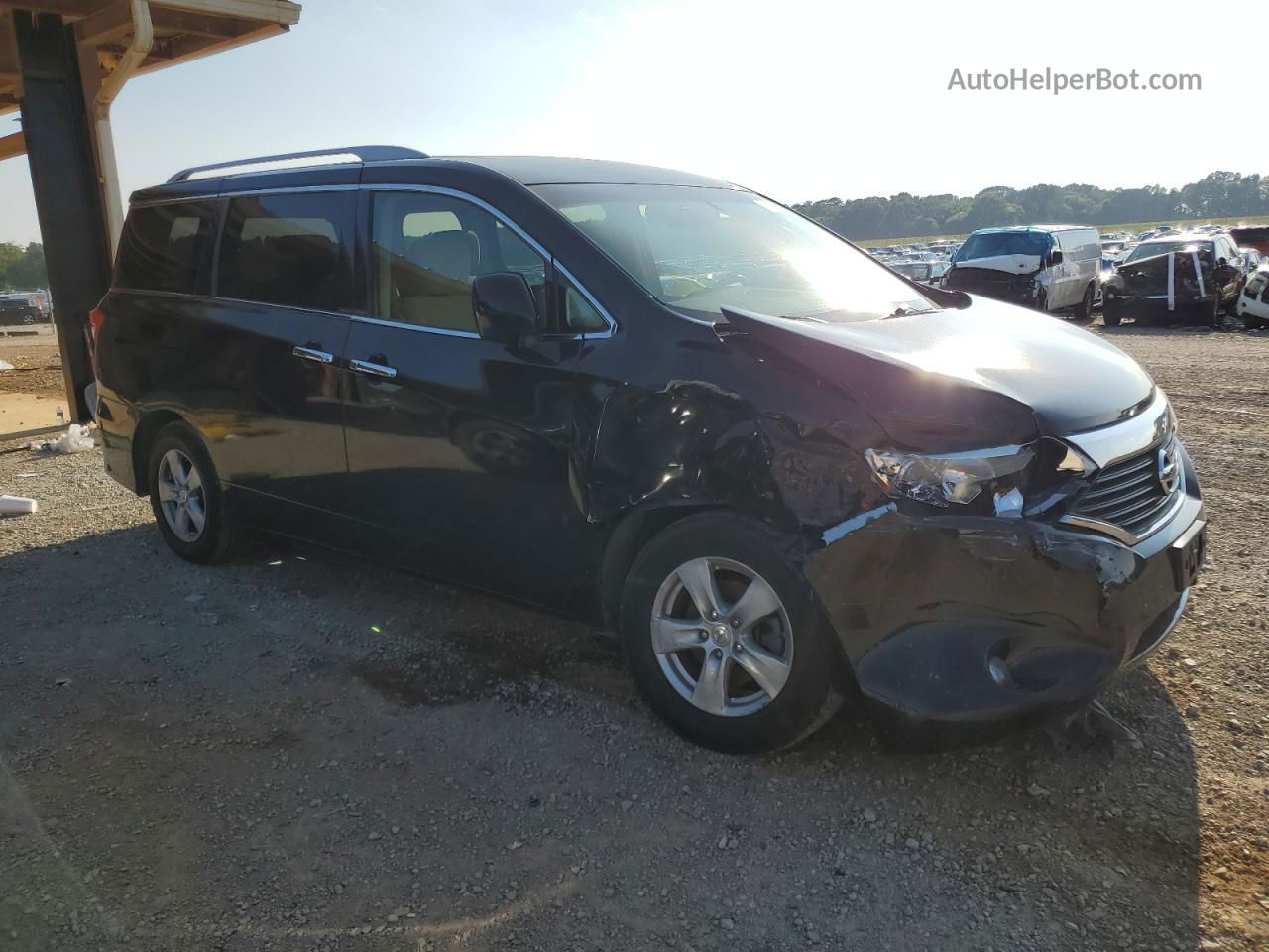 2015 Nissan Quest S Black vin: JN8AE2KP5F9124155