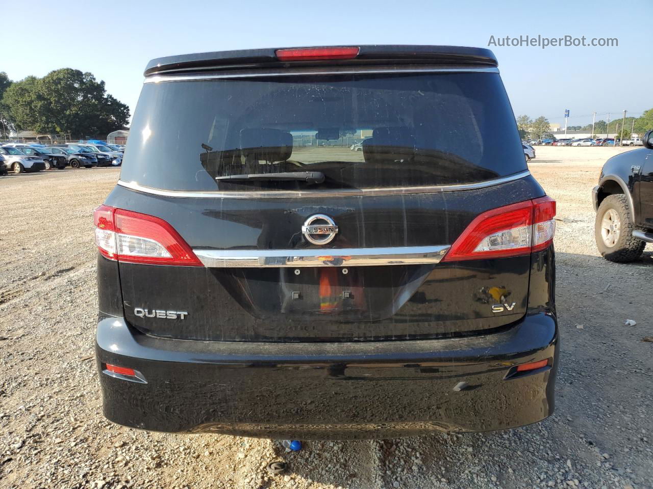 2015 Nissan Quest S Black vin: JN8AE2KP5F9124155