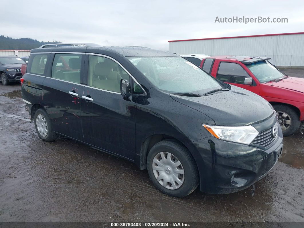 2015 Nissan Quest S Black vin: JN8AE2KP5F9125516