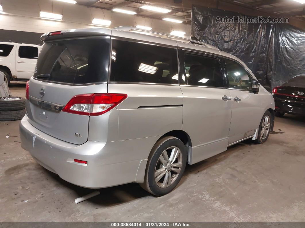 2015 Nissan Quest Sl Silver vin: JN8AE2KP5F9126357