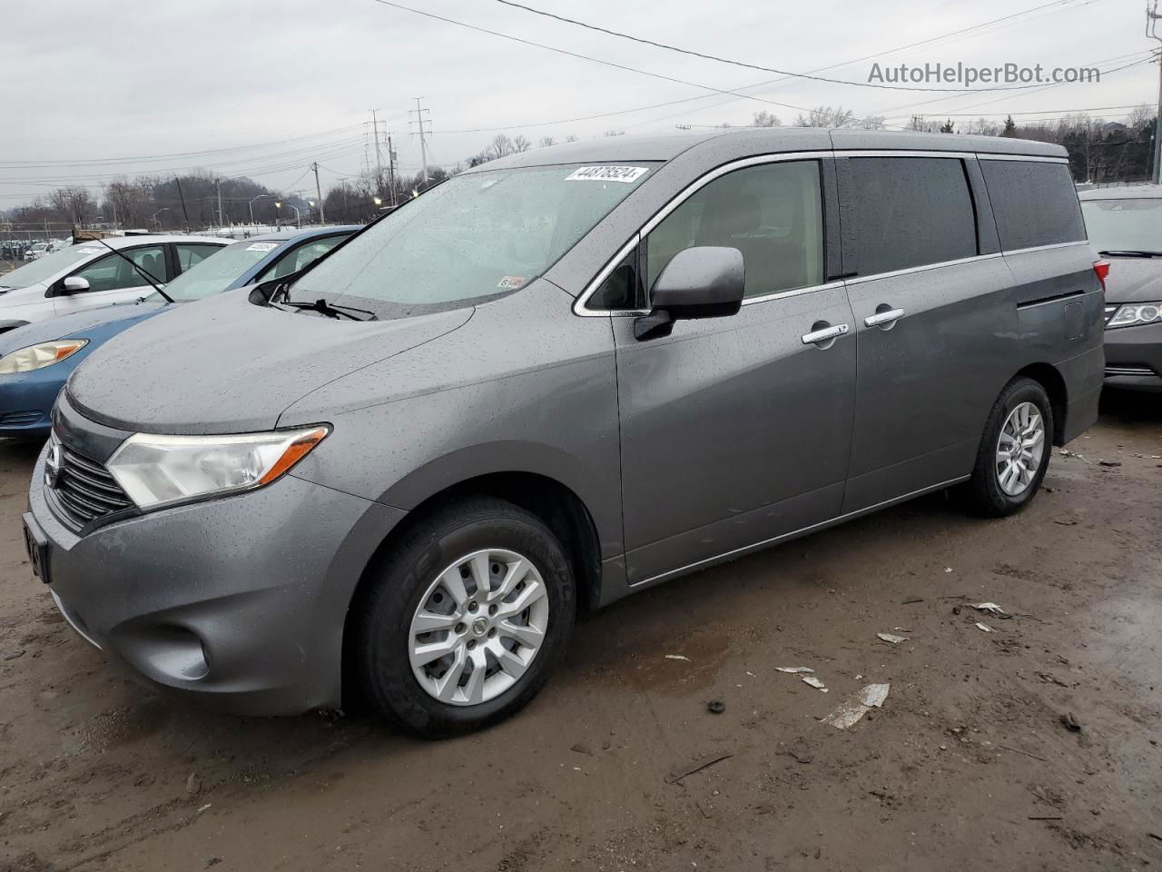 2015 Nissan Quest S Black vin: JN8AE2KP6F9121524