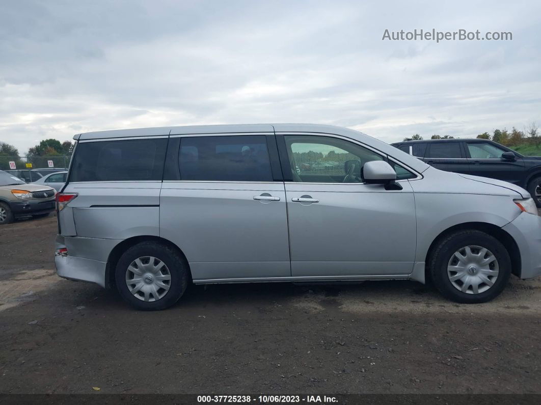 2015 Nissan Quest S Silver vin: JN8AE2KP6F9122186