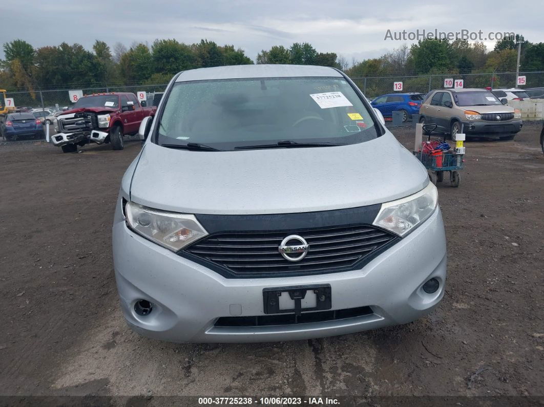 2015 Nissan Quest S Silver vin: JN8AE2KP6F9122186