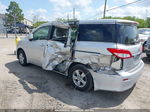 2015 Nissan Quest Sv Silver vin: JN8AE2KP6F9124844