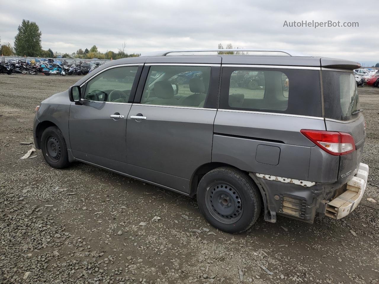 2015 Nissan Quest S Charcoal vin: JN8AE2KP6F9130739