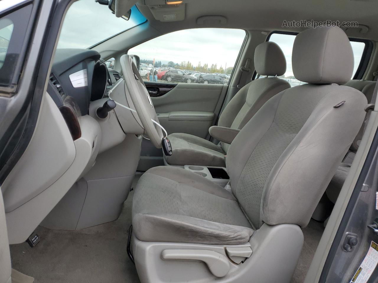 2015 Nissan Quest S Угольный vin: JN8AE2KP6F9130739