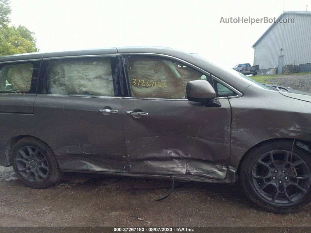 2015 Nissan Quest S Brown vin: JN8AE2KP6F9131115