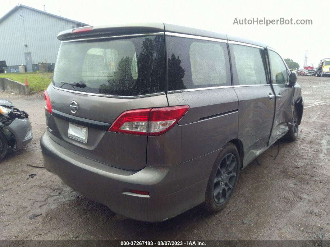 2015 Nissan Quest S Brown vin: JN8AE2KP6F9131115