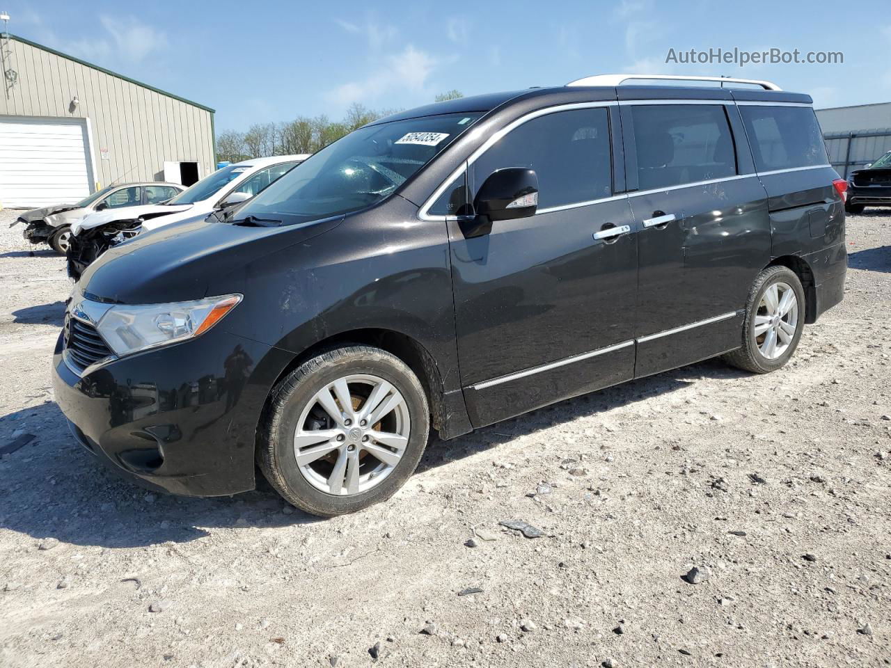 2015 Nissan Quest S Black vin: JN8AE2KP7F9123993