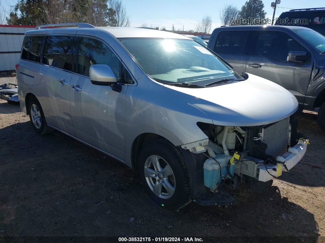 2015 Nissan Quest Sv Silver vin: JN8AE2KP7F9125467