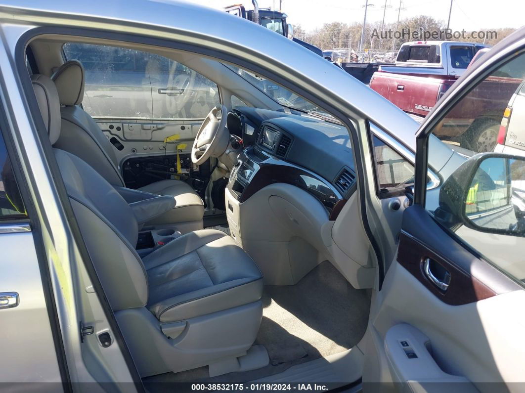 2015 Nissan Quest Sv Silver vin: JN8AE2KP7F9125467