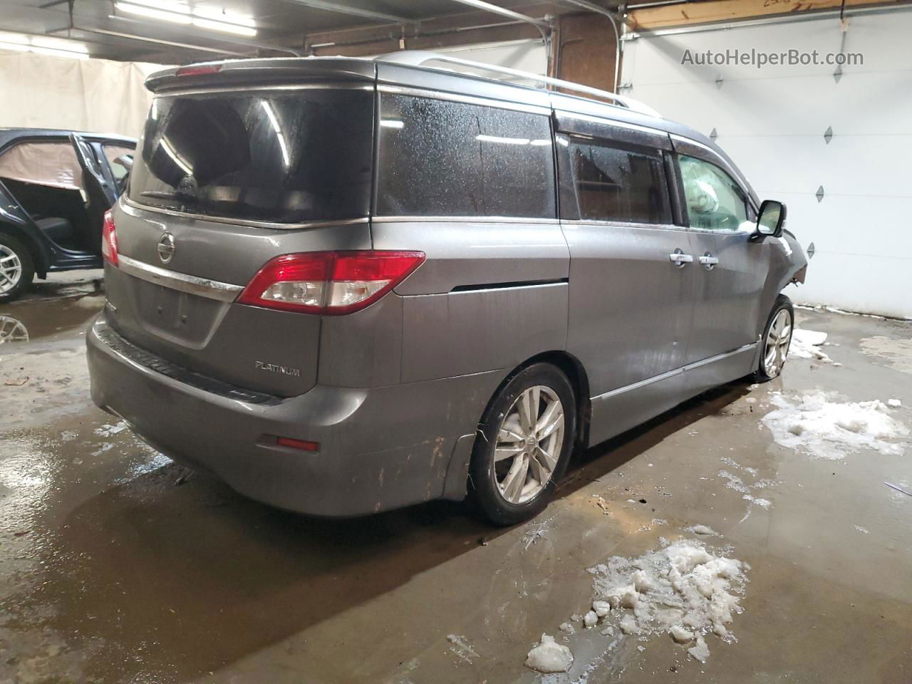 2015 Nissan Quest S Charcoal vin: JN8AE2KP7F9129065