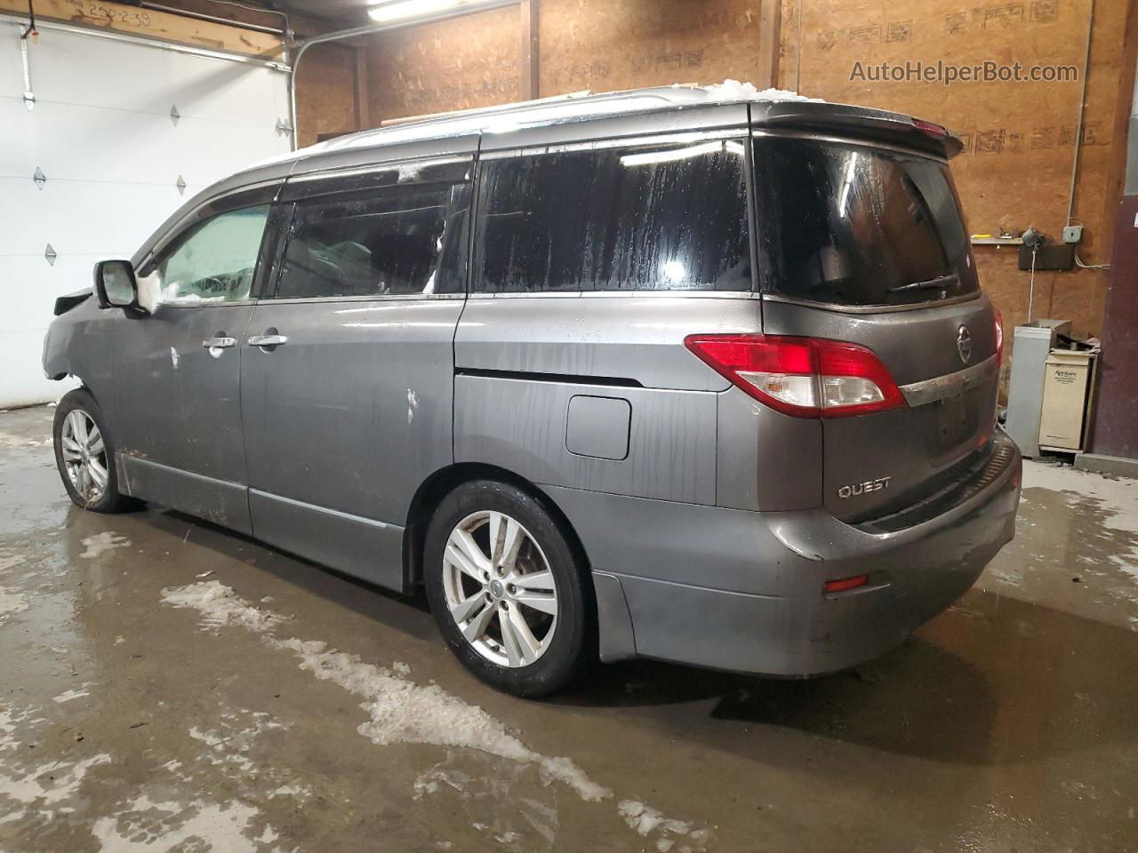 2015 Nissan Quest S Charcoal vin: JN8AE2KP7F9129065