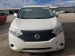 2015 Nissan Quest S White vin: JN8AE2KP7F9129986