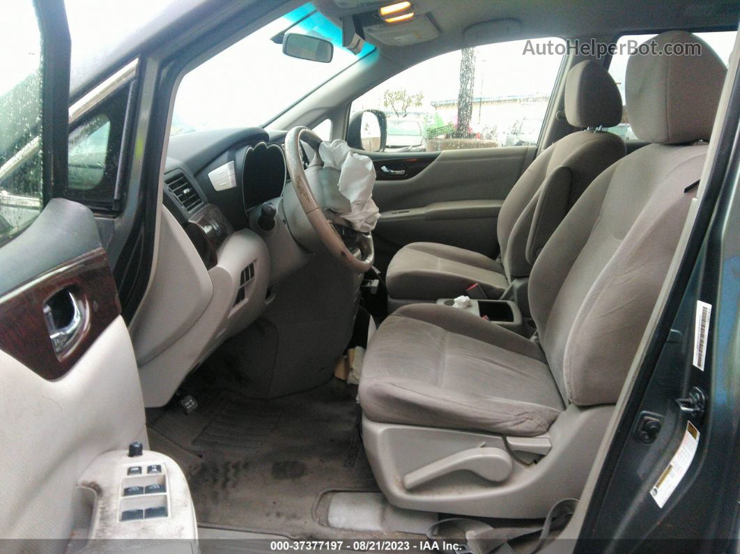 2015 Nissan Quest Sv Серый vin: JN8AE2KP7F9130992