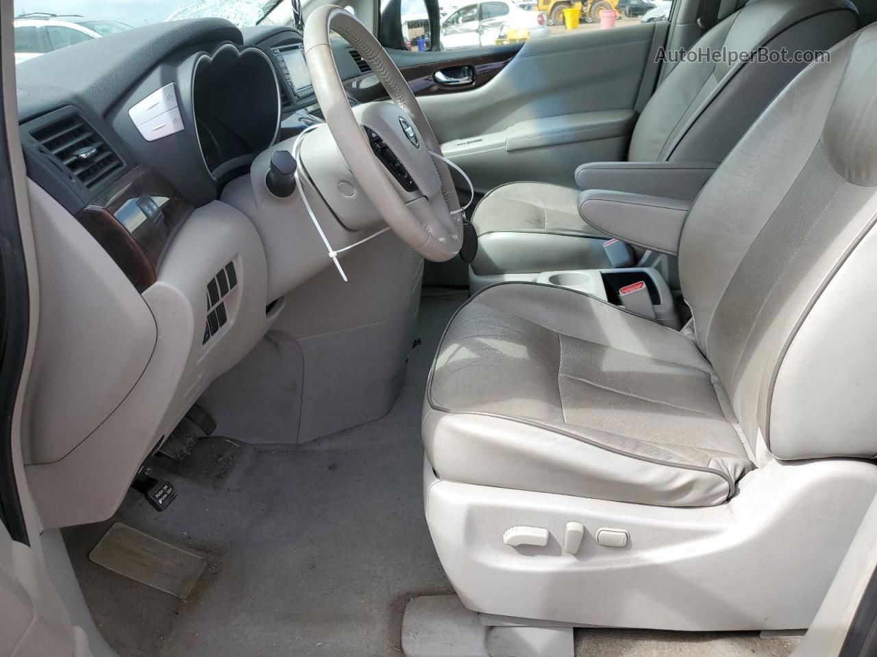 2015 Nissan Quest S Серый vin: JN8AE2KP8F9121055