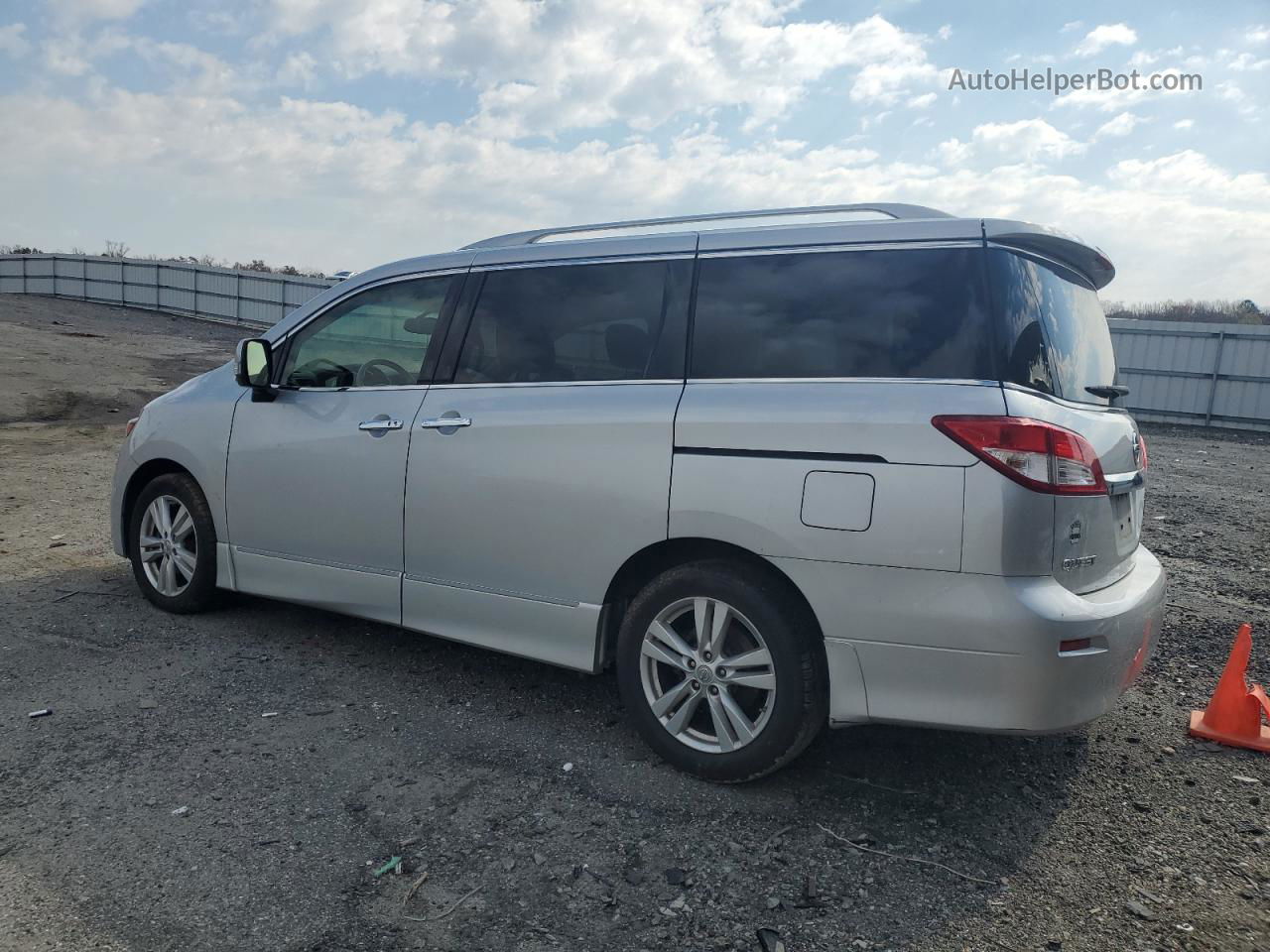 2015 Nissan Quest S Silver vin: JN8AE2KP8F9121864