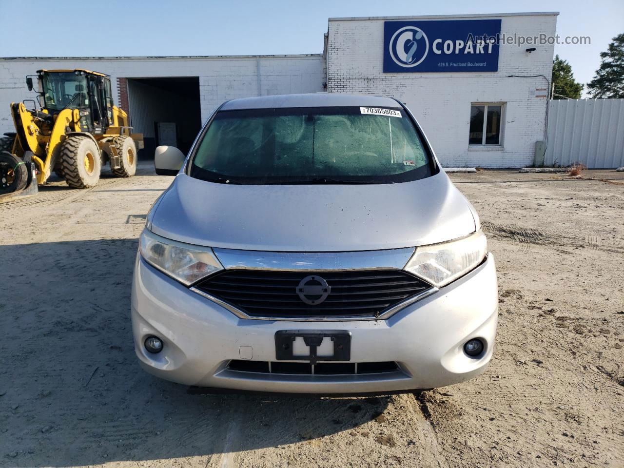 2015 Nissan Quest S Серебряный vin: JN8AE2KP8F9124599