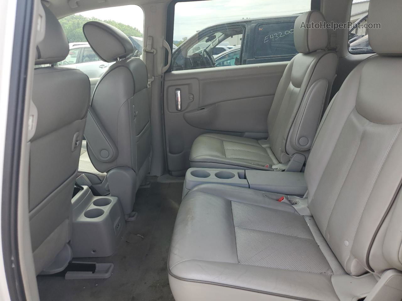 2015 Nissan Quest S Белый vin: JN8AE2KP9F9120433