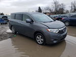 2015 Nissan Quest S Gray vin: JN8AE2KP9F9122294