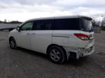 2015 Nissan Quest S White vin: JN8AE2KP9F9122375