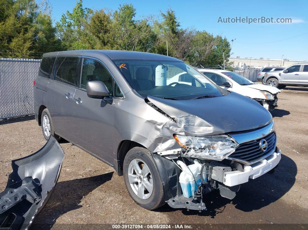 2015 Nissan Quest Platinum/s/sl/sv Gray vin: JN8AE2KP9F9124885