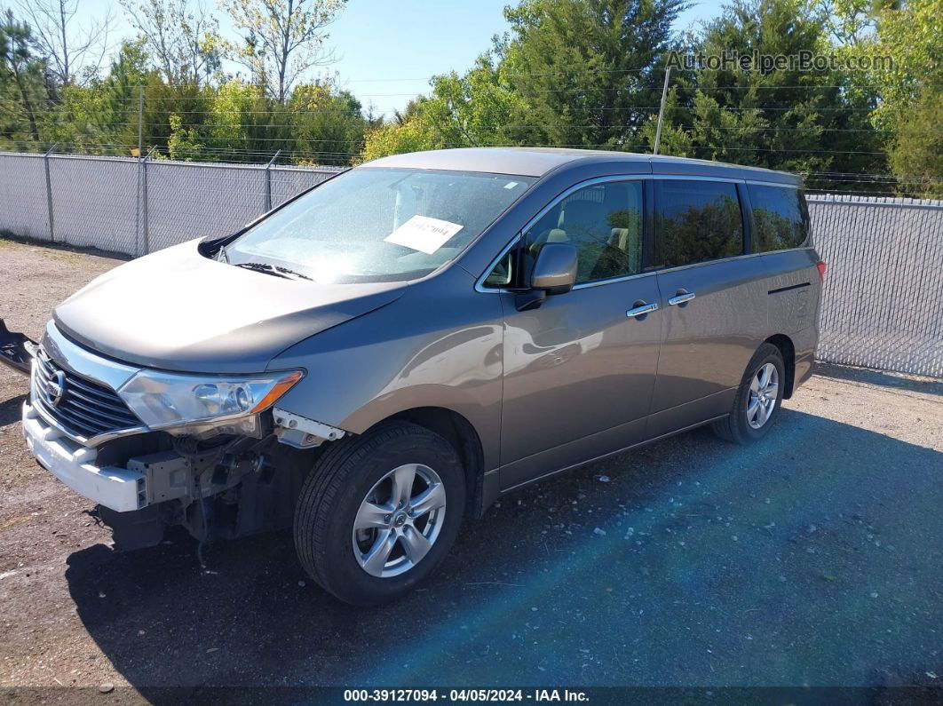 2015 Nissan Quest Platinum/s/sl/sv Gray vin: JN8AE2KP9F9124885