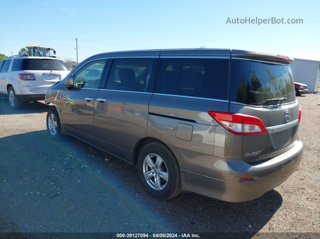 2015 Nissan Quest Platinum/s/sl/sv Gray vin: JN8AE2KP9F9124885