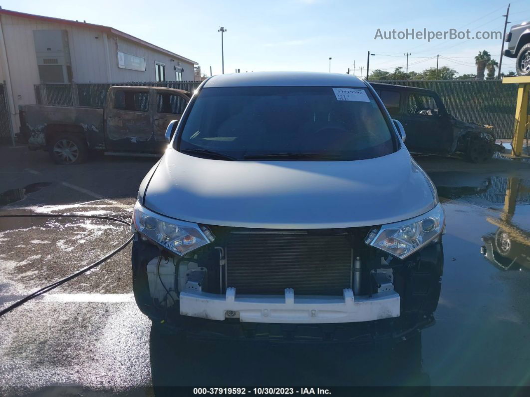 2015 Nissan Quest Sv Silver vin: JN8AE2KP9F9125647