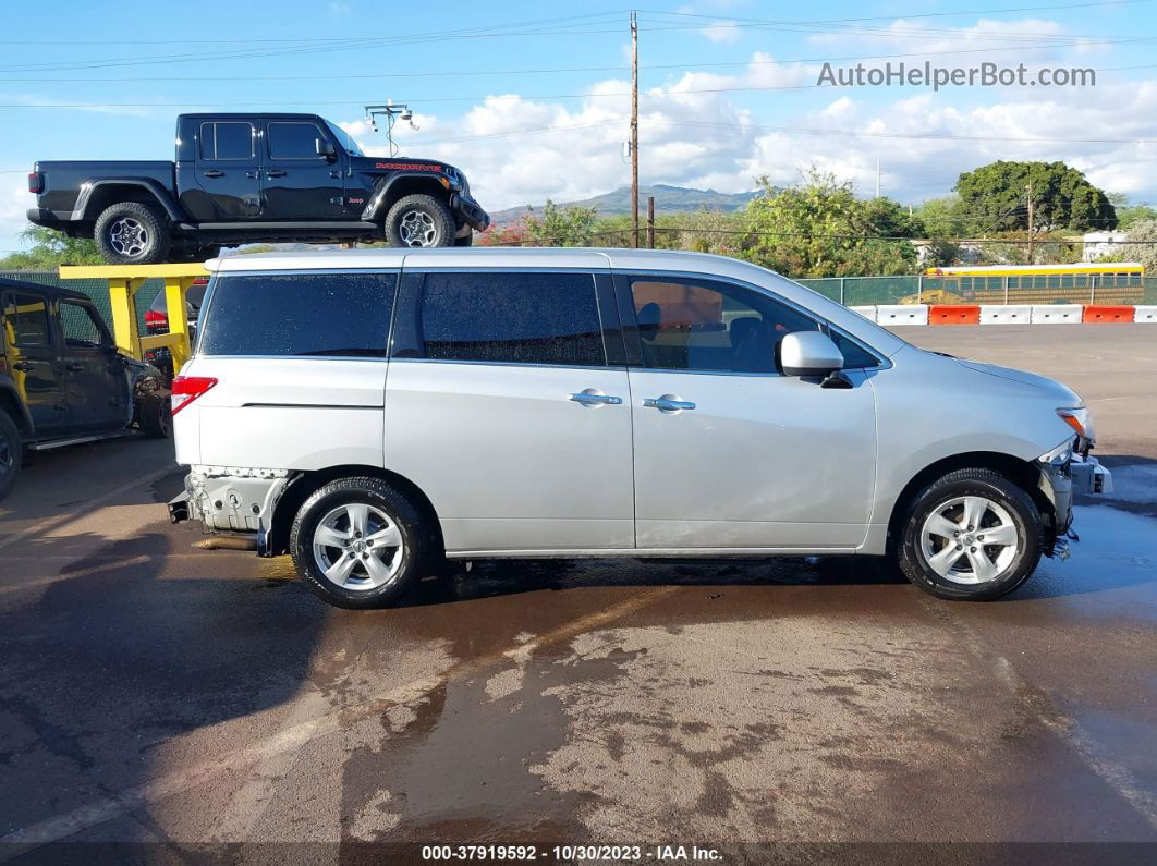 2015 Nissan Quest Sv Серебряный vin: JN8AE2KP9F9125647