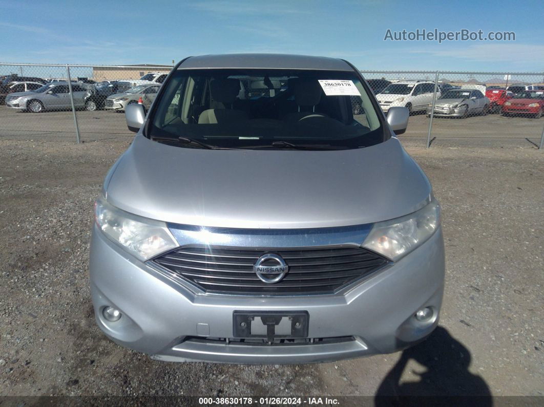 2015 Nissan Quest Platinum/s/sl/sv Silver vin: JN8AE2KP9F9127365