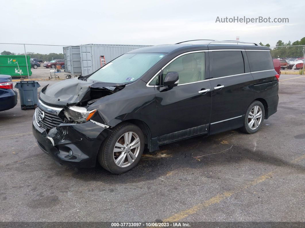 2015 Nissan Quest Sl Black vin: JN8AE2KP9F9132310