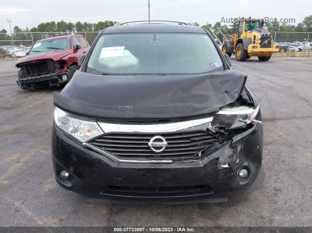 2015 Nissan Quest Sl Black vin: JN8AE2KP9F9132310