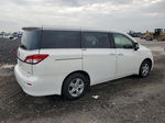 2015 Nissan Quest S White vin: JN8AE2KP9F9133831