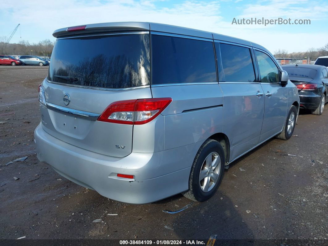 2015 Nissan Quest Sv Gray vin: JN8AE2KPXF9122532