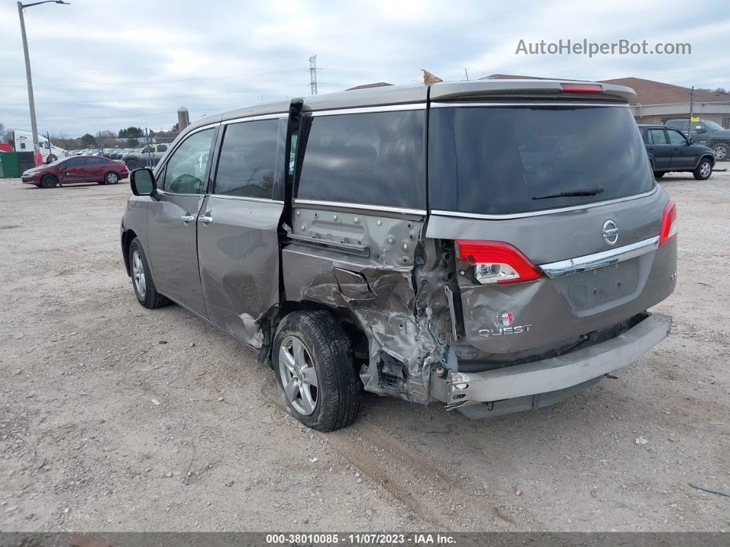 2015 Nissan Quest Platinum/s/sl/sv Brown vin: JN8AE2KPXF9124443