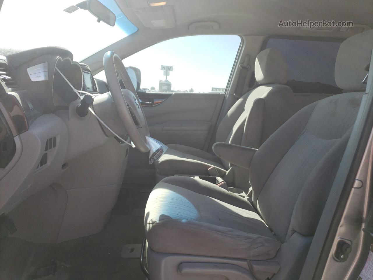 2015 Nissan Quest S Gray vin: JN8AE2KPXF9125544