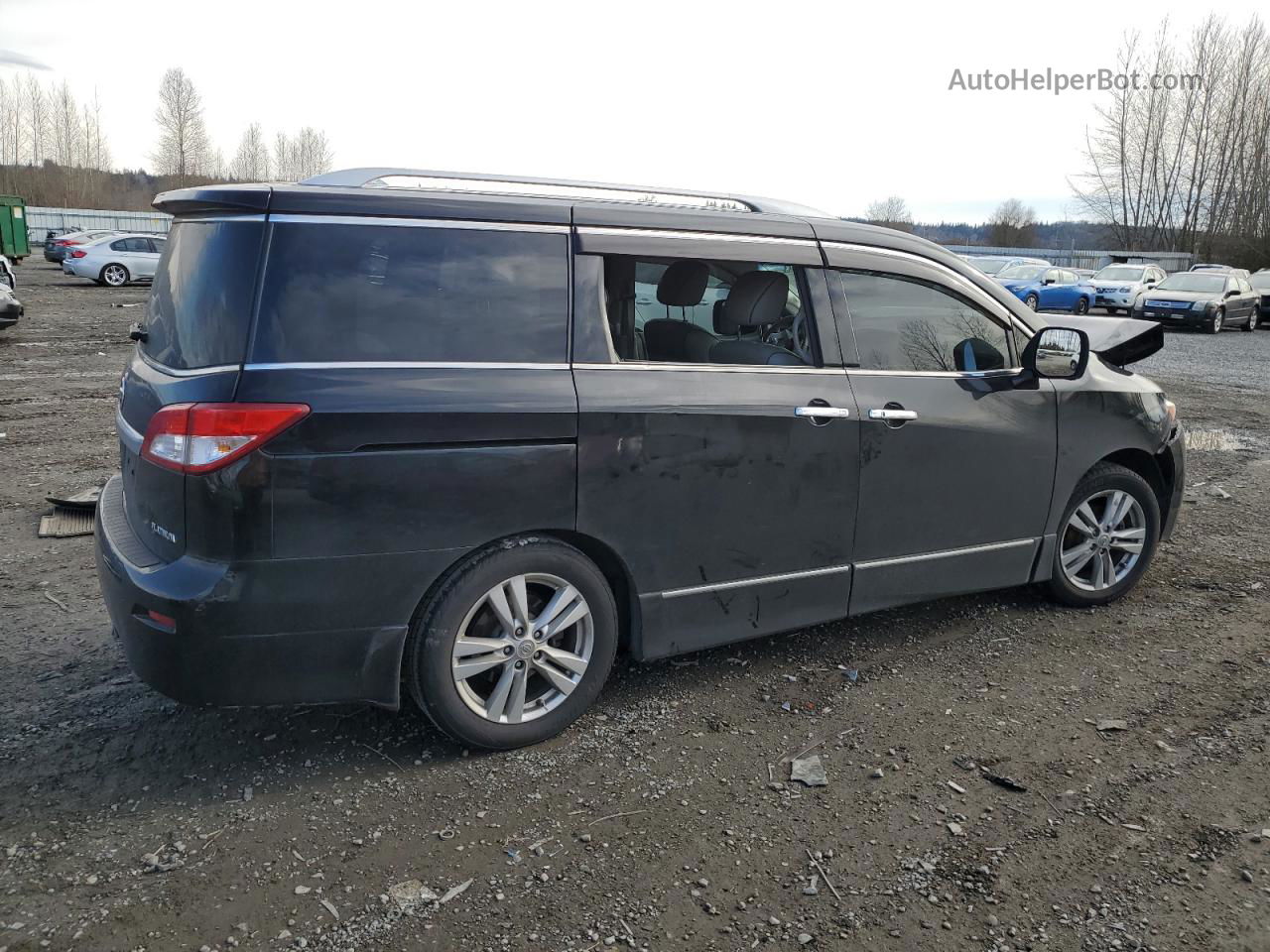 2015 Nissan Quest S Black vin: JN8AE2KPXF9127701