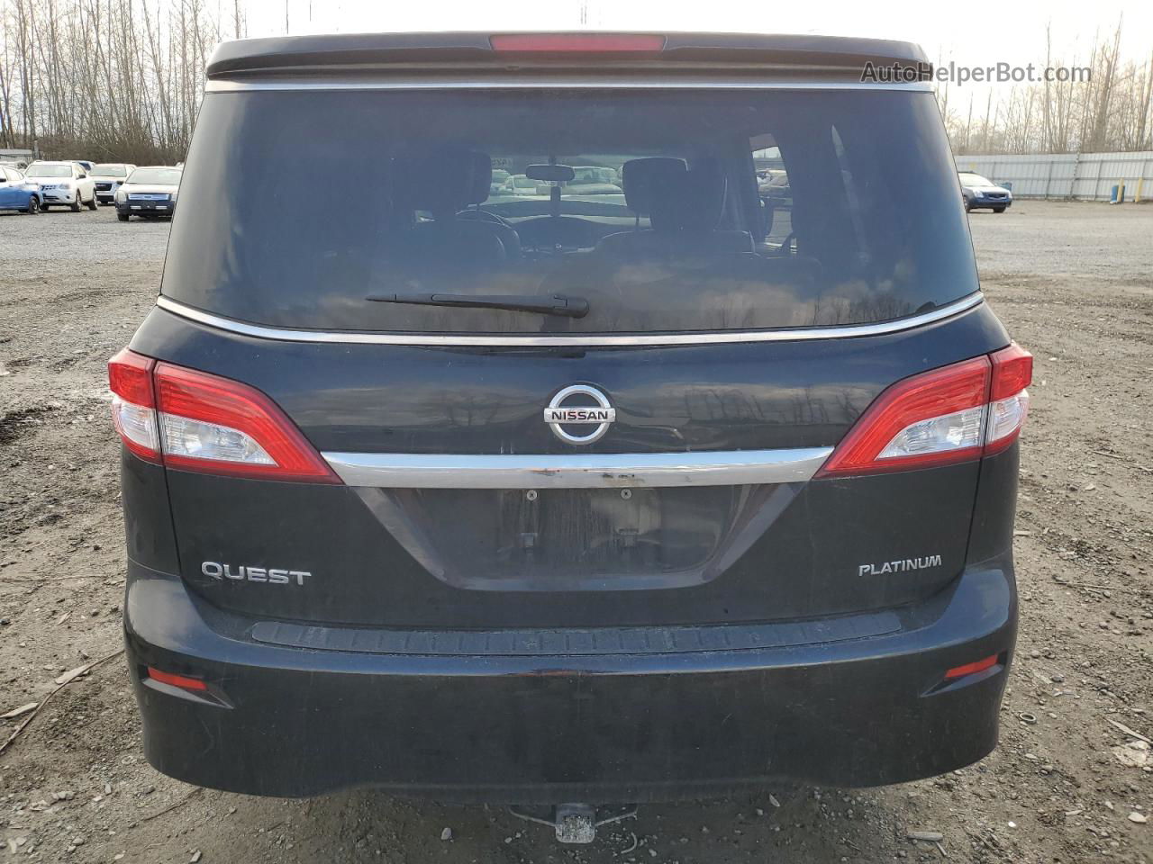 2015 Nissan Quest S Black vin: JN8AE2KPXF9127701