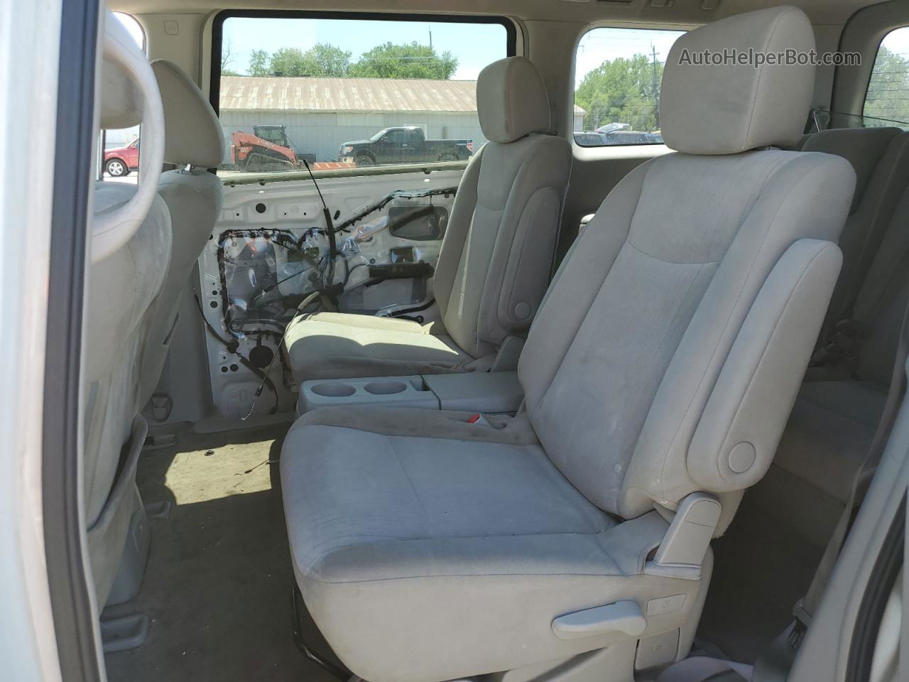 2015 Nissan Quest S Белый vin: JN8AE2KPXF9129819