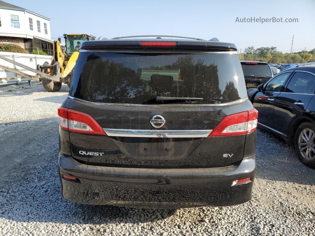 2015 Nissan Quest S Черный vin: JN8AE2KPXF9130050