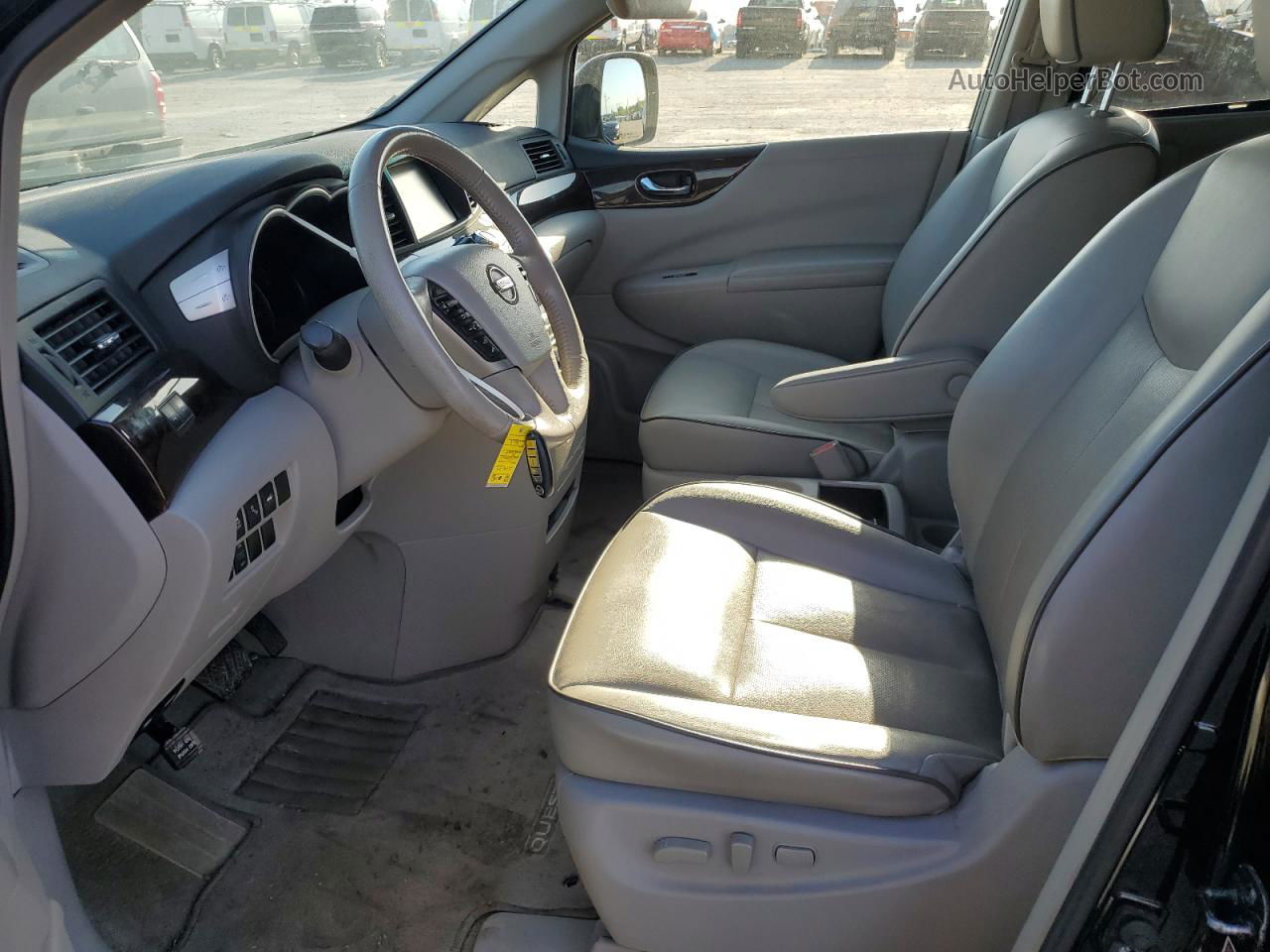 2015 Nissan Quest S Черный vin: JN8AE2KPXF9134468